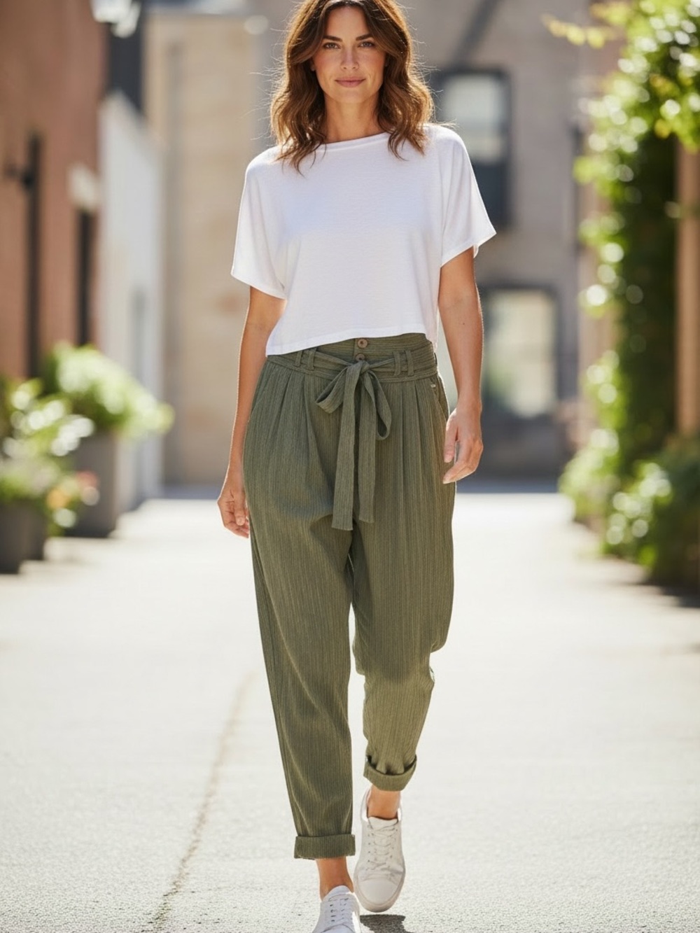 Free People Rumors Yarn Dye Harem Pants